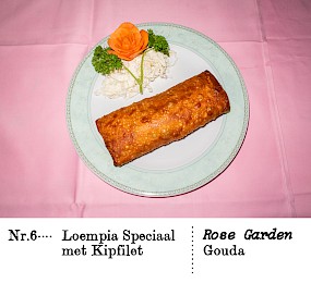 Nr. 6Loempia Speciaal met Kipfilet Rose Garden,Gouda