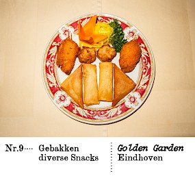 Nr. 9Gebakken diverse Snacks Golden Garden,Eindhoven