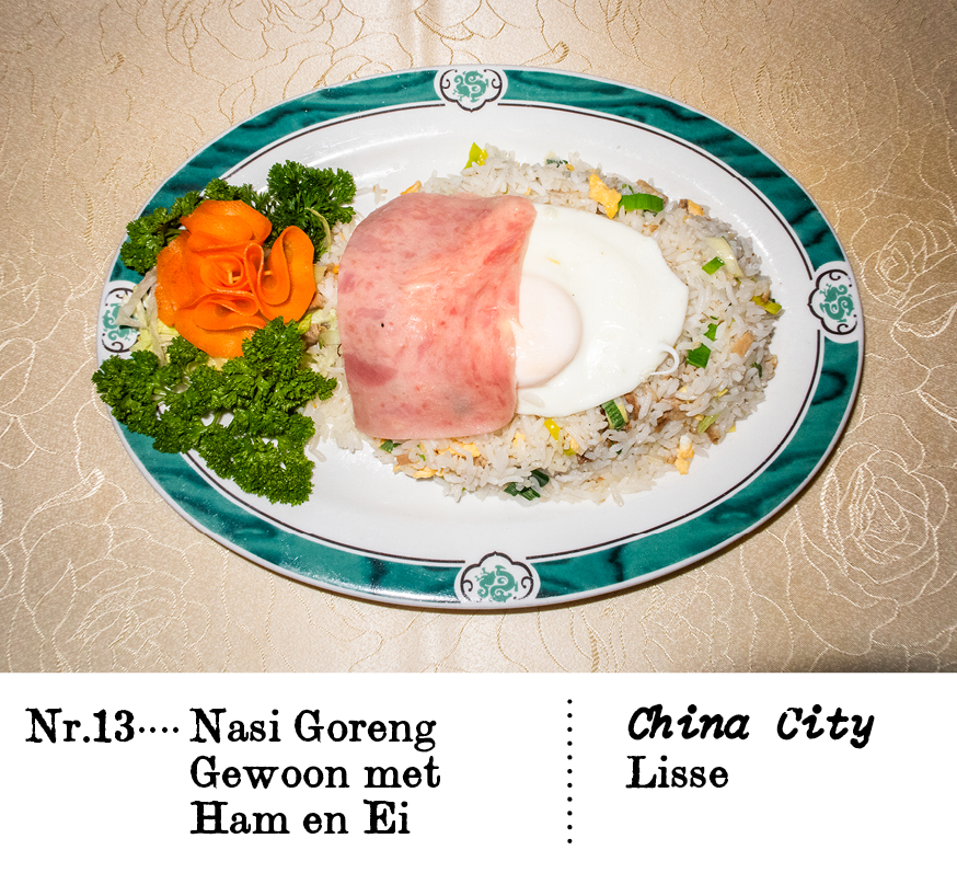 Nr. 13Nasi Goreng Gewoon met Ham en Ei China City,Lisse