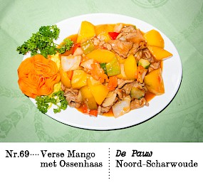 Nr. 69Verse Mango met Ossenhaas De Pauw,Noord Scharwoude