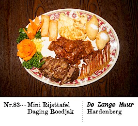 Nr. 83Mini Rijsttafel Daging Roedjak De Lange Muur,Hardenberg